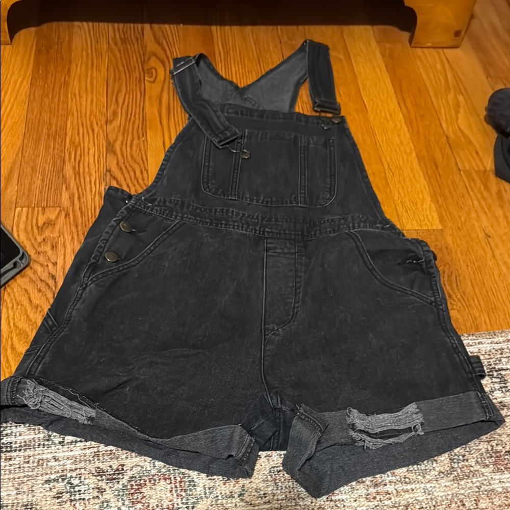 ASOS Charcoal Denim Jumpsuit